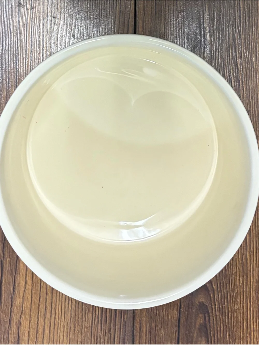 Vintage Biltmore Glazed Stoneware Soufflé Bowl, Cream, 8.5 x 5.25 in (2 qt)